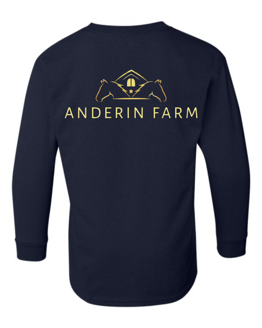 Unisex Long Sleeve Youth Printed Tee