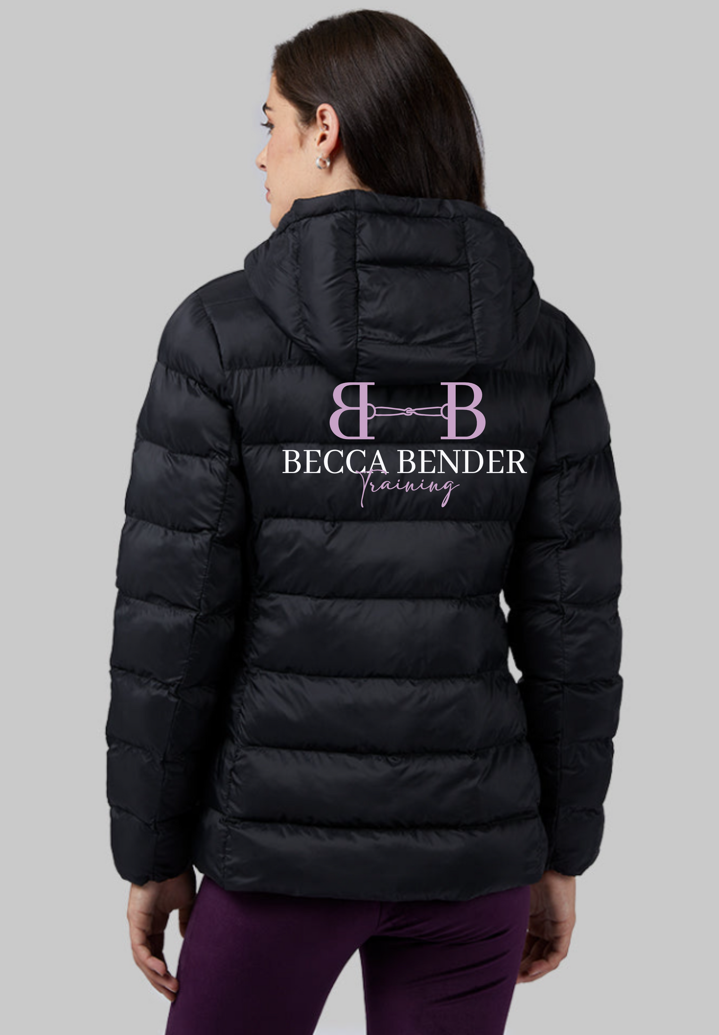 Becca Bender Training Women's Lightweight Poly-Fill Packable Hooded Jacket
