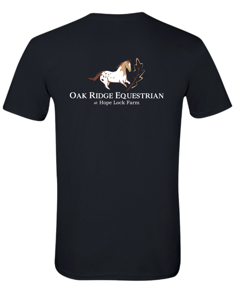 Oak Ridge Equestrian at Hope Lock Farm Unisex Printed Tee