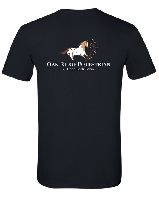 Oak Ridge Equestrian at Hope Lock Farm Unisex Printed Tee