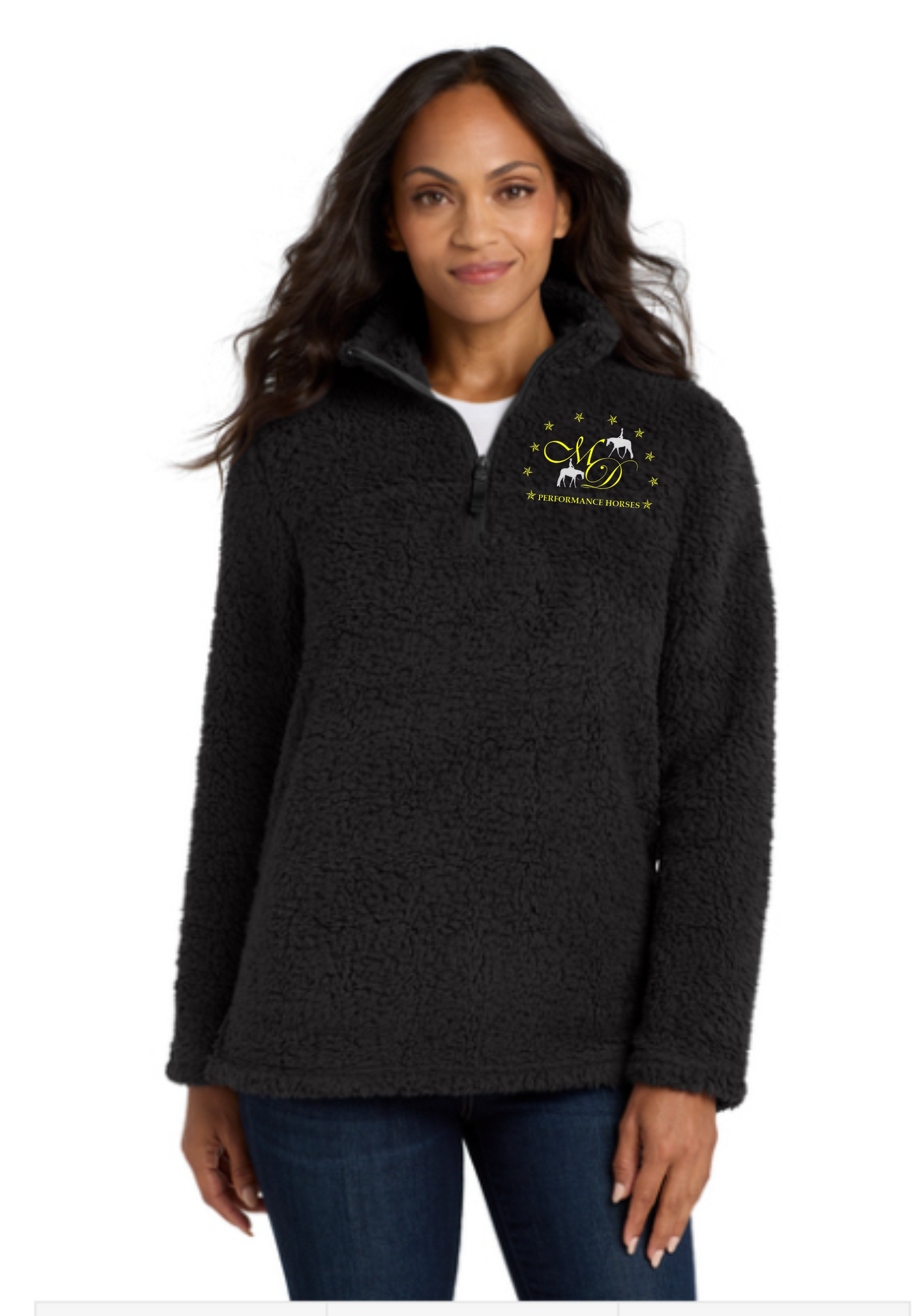 MD Performance Horses Women's Cozy 1/4-Zip Fleece