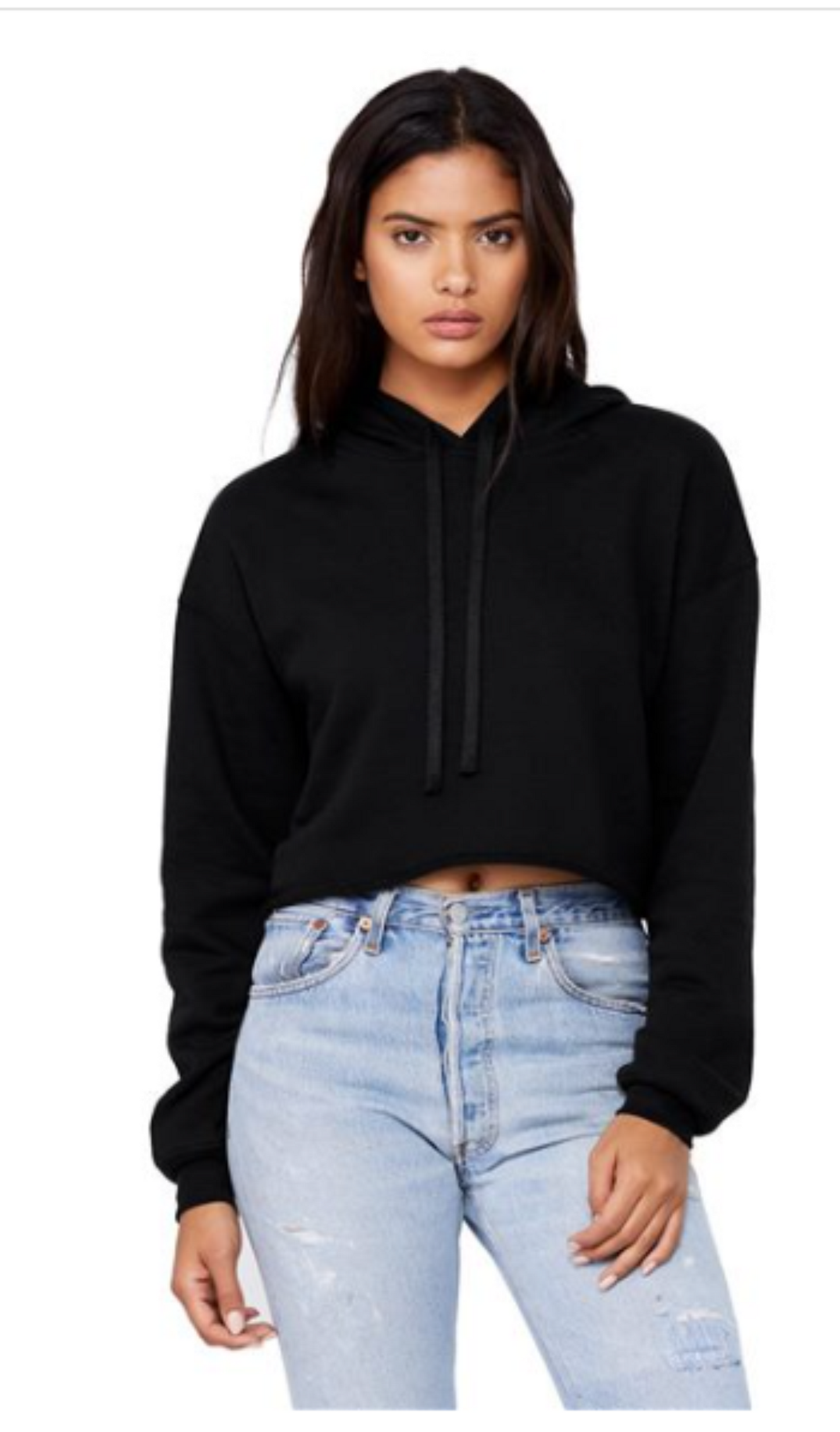 Anderin Farm Women's Crop Fleece Hoodie