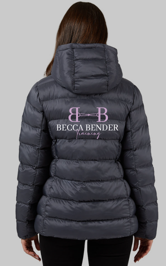 Becca Bender Training Women's Lightweight Poly-Fill Packable Hooded Jacket