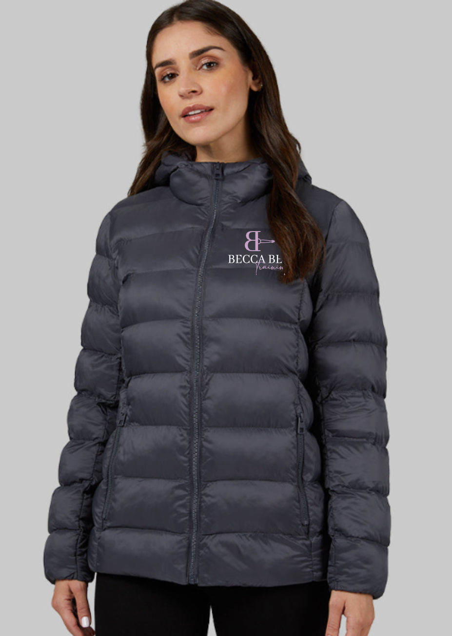Becca Bender Training Women's Lightweight Poly-Fill Packable Hooded Jacket