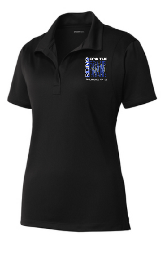 Riding for the Brand Ladies Polo Sport Tek