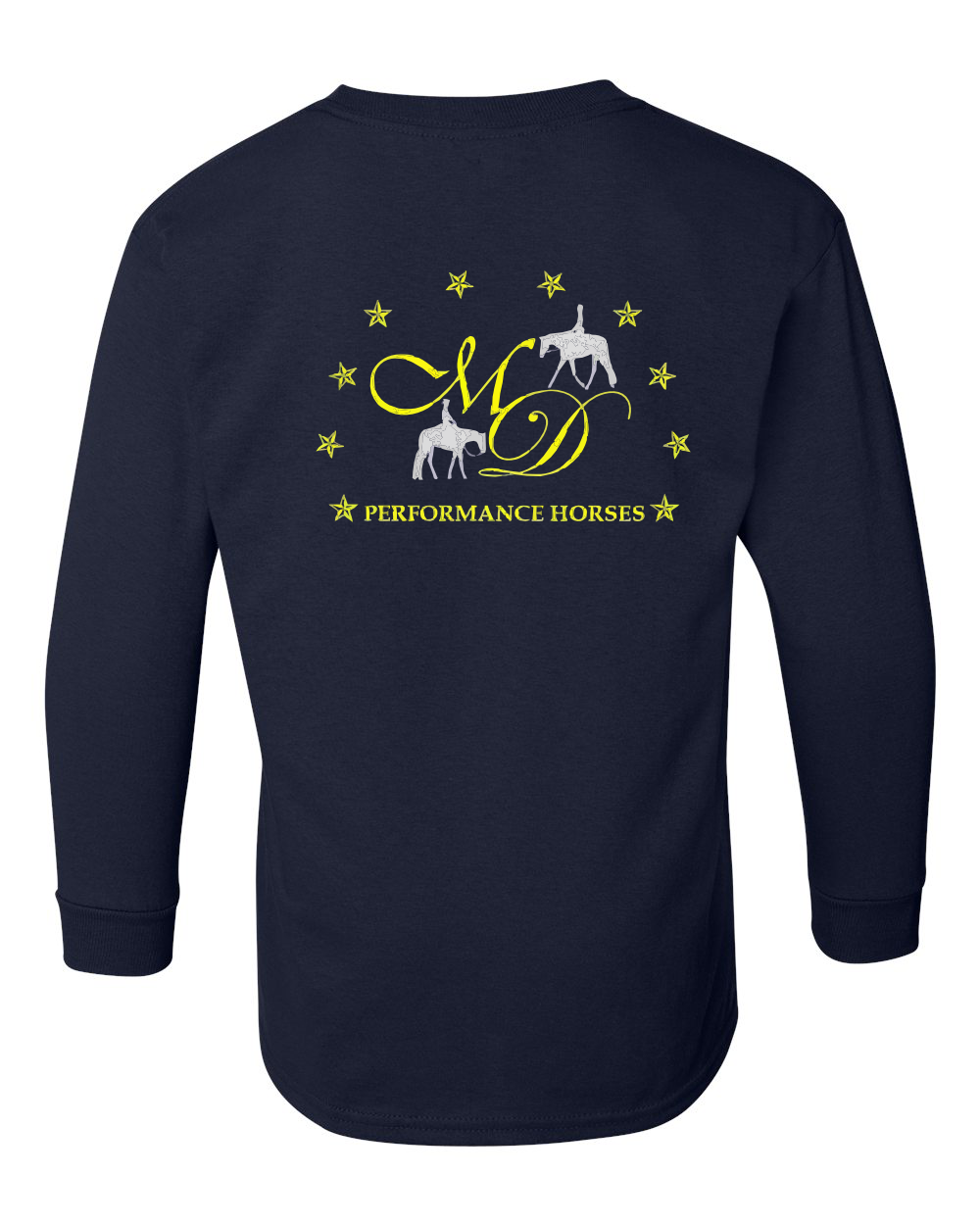 MD Performance Horses Unisex Long Sleeve Youth Printed Tee