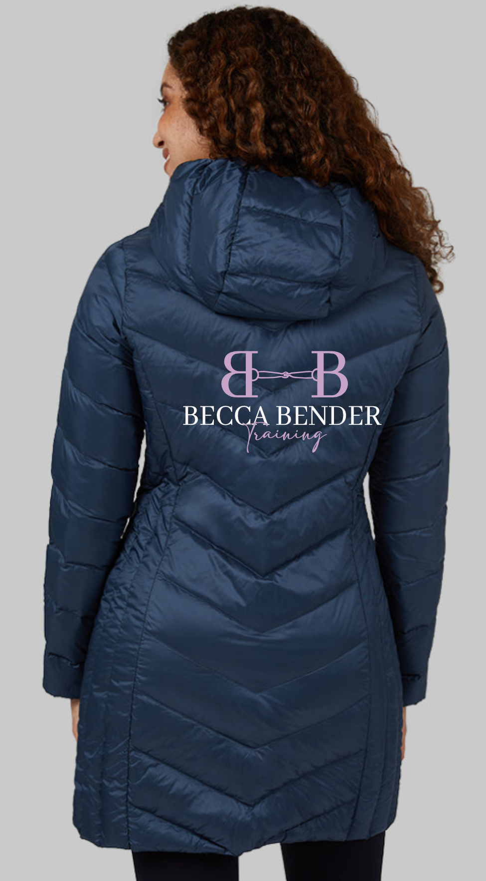 Becca Bender Training Women's Ultra-Light Down Packable 3/4 Jacket