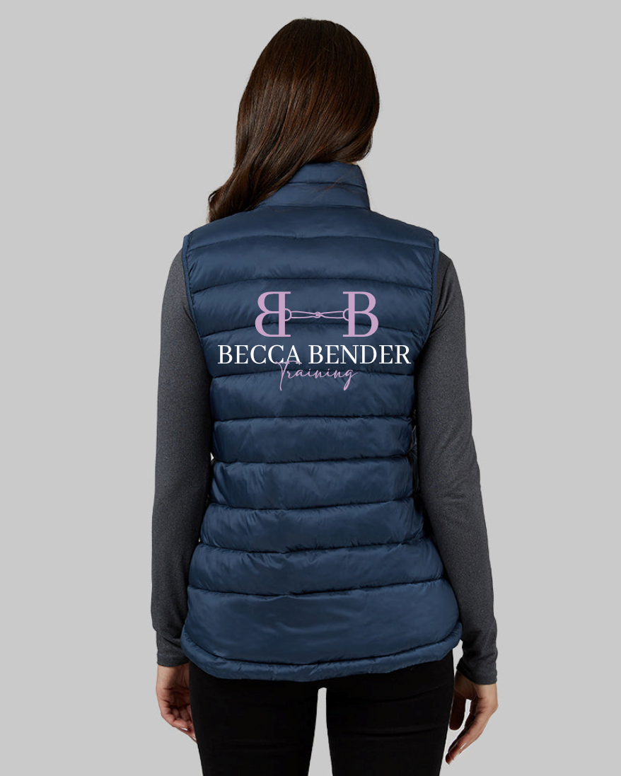 Becca Bender Training Ladies Embroidered Puff Vest
