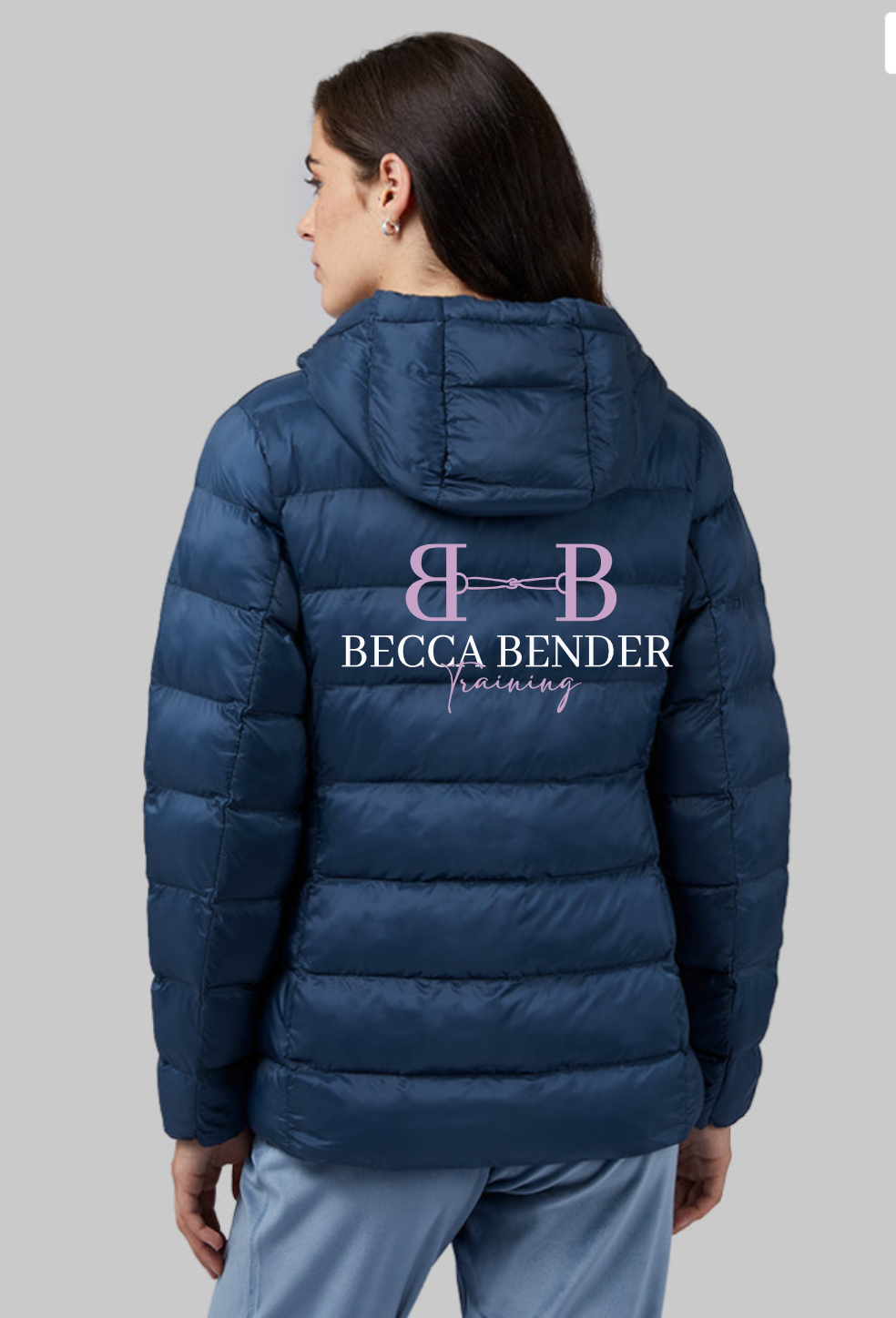 Becca Bender Training Women's Lightweight Poly-Fill Packable Hooded Jacket