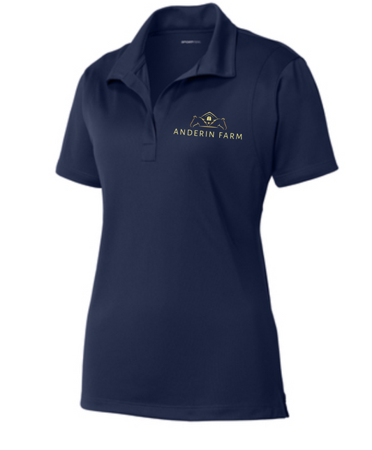 Anderin Farm Ladies Polo Sport Tek