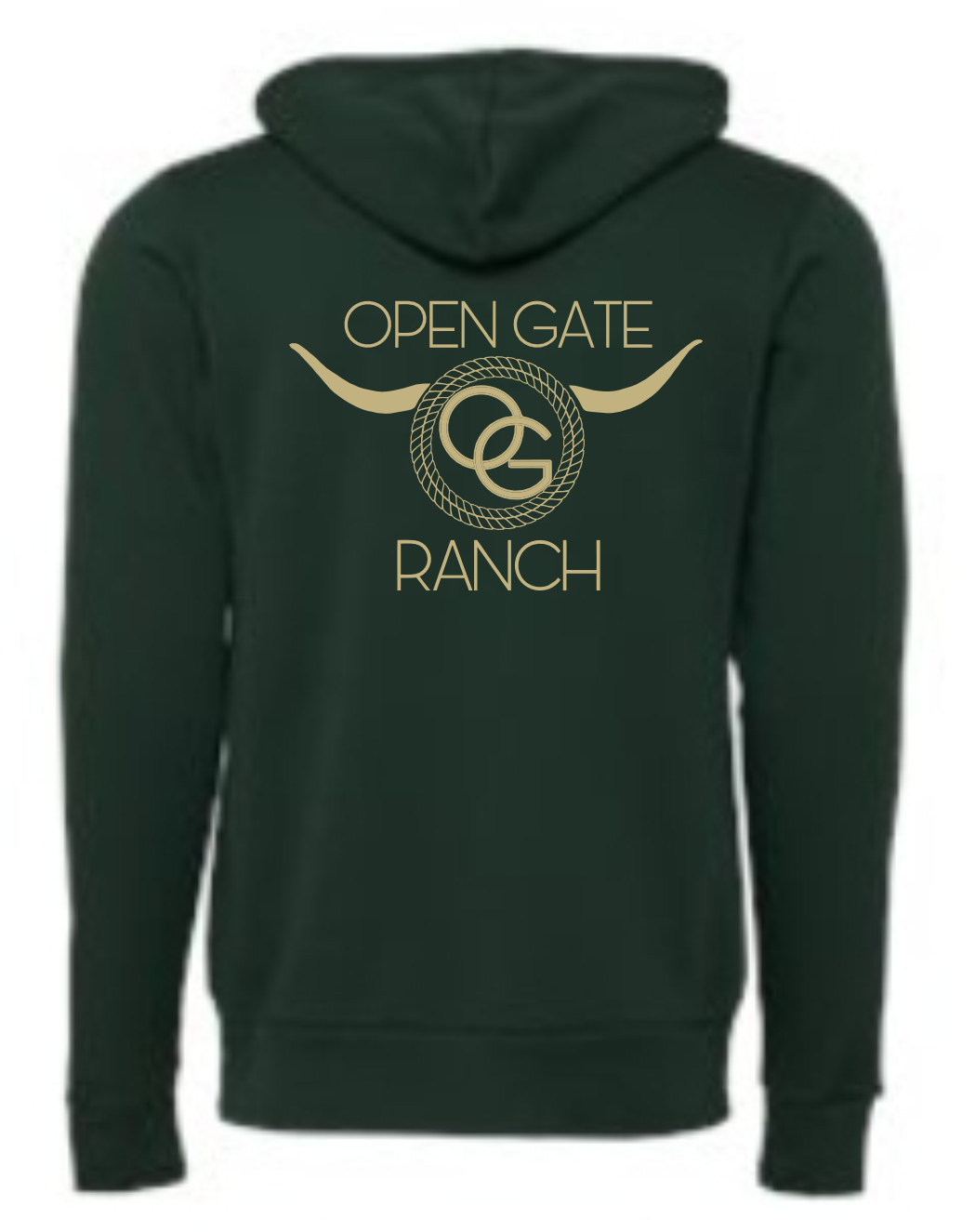 Open Gate Bella Canvas Full Zip Hoodie