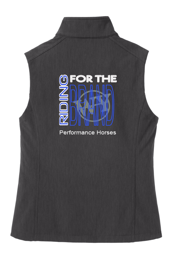 Riding for the Brand Ladies Softshell Vest