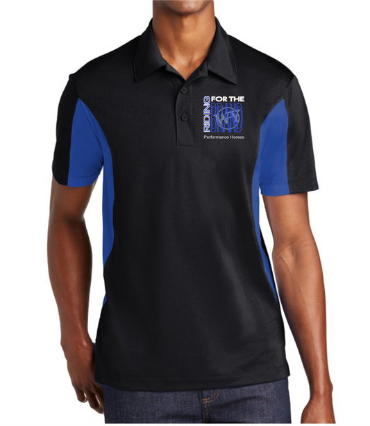 Riding for the Brand Men's Polo Sport Tek