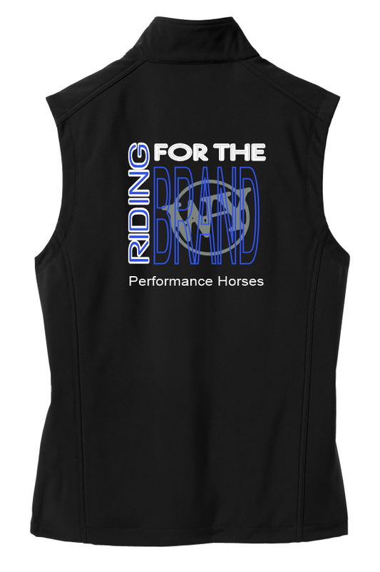 Riding for the Brand Ladies Softshell Vest