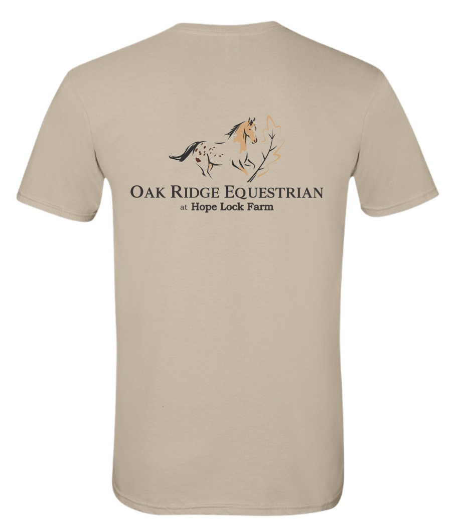 Oak Ridge Equestrian at Hope Lock Farm Unisex Printed Tee