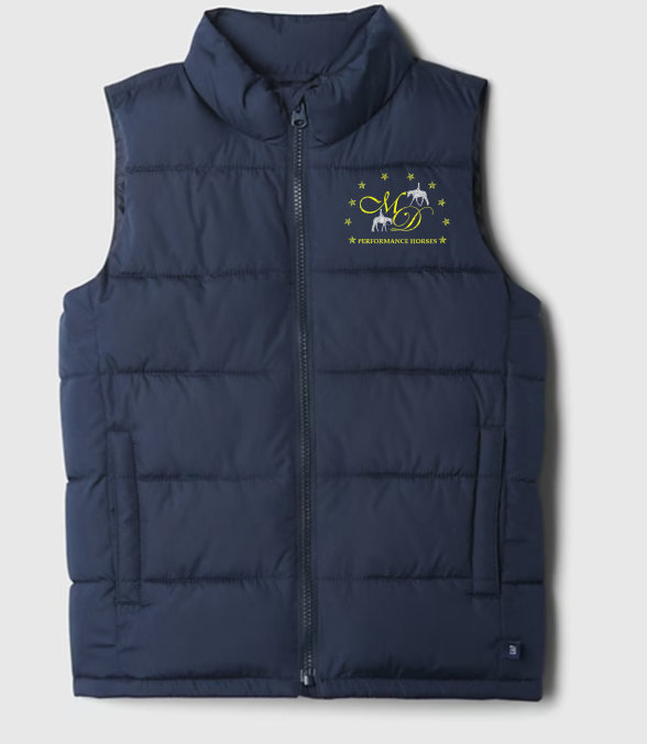 MD Performance Horses YOUTH Puff Vest