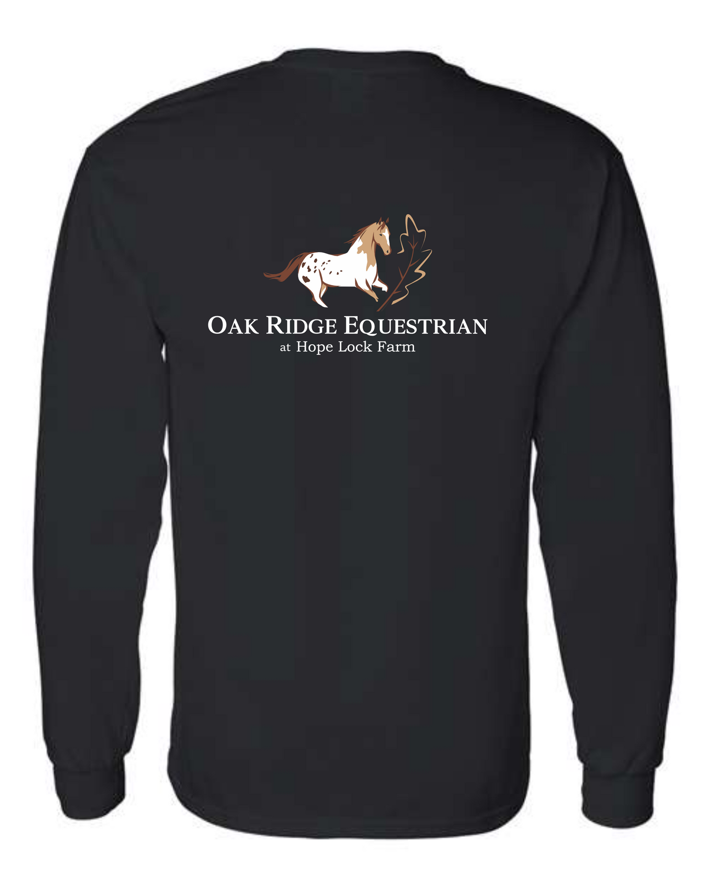 Oak Ridge Equestrian at Hope Lock Farm Unisex Printed Long Sleeve Tee