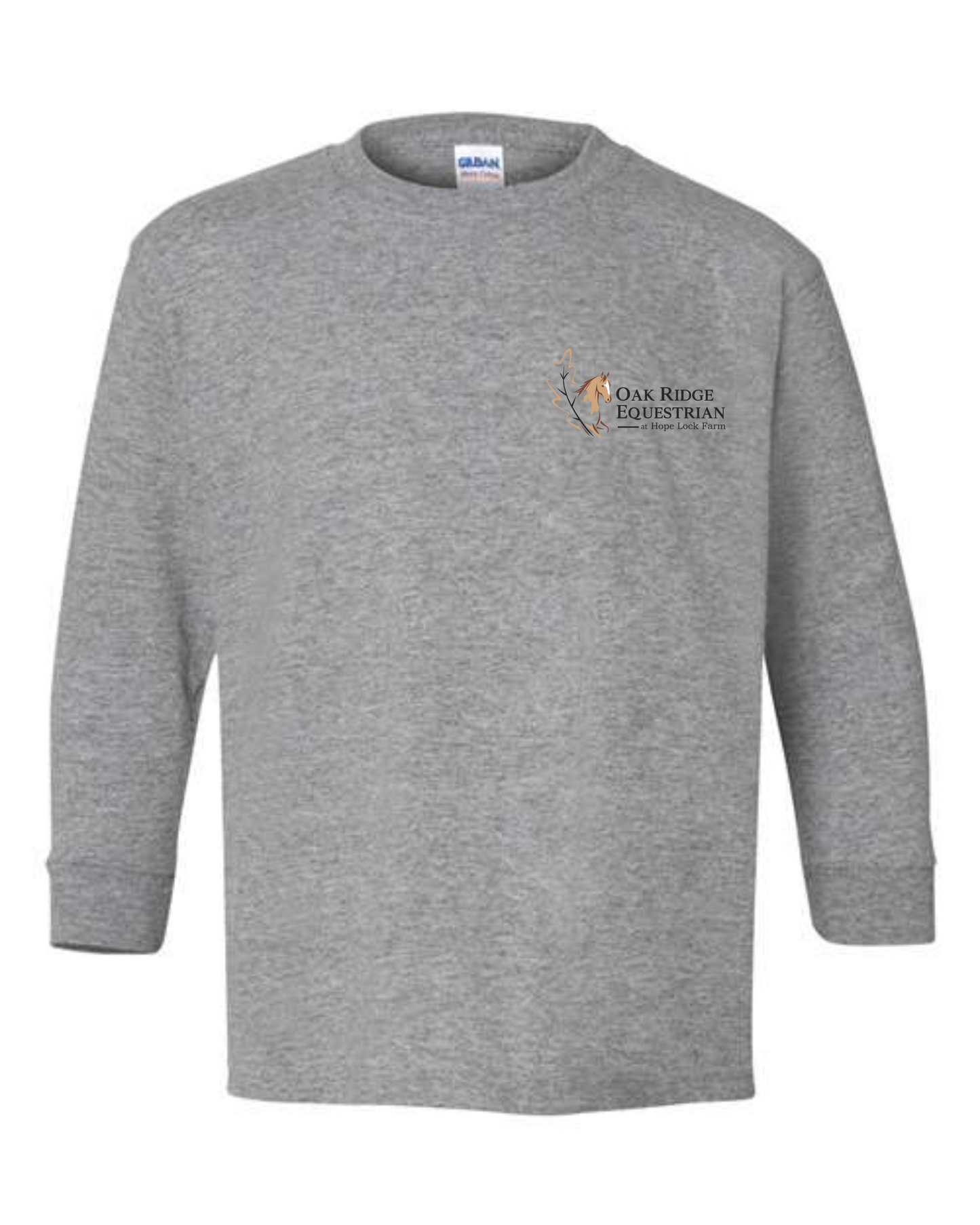 Oak Ridge Equestrian at Hope Lock Farm Unisex Long Sleeve YOUTH Printed Tee
