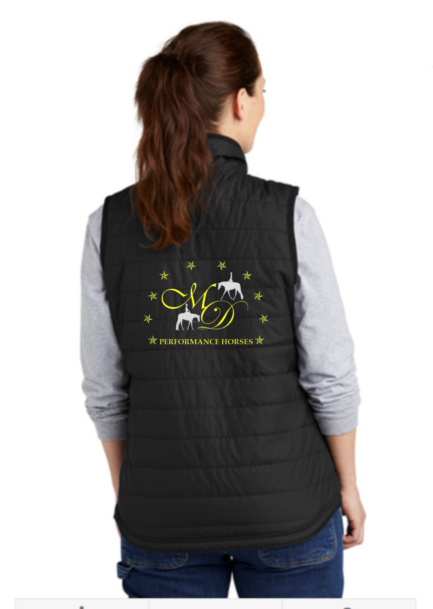 Ladies Embroidered Carhartt Puff Vest