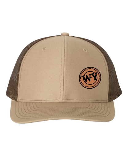 Riding for the Brand Richardson Trucker Caps Leather Patch