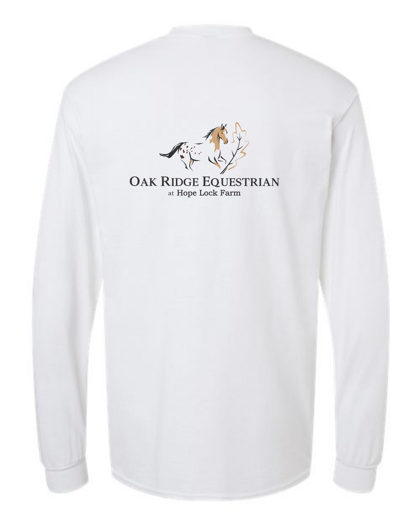 Oak Ridge Equestrian at Hope Lock Farm Unisex Printed Long Sleeve Tee