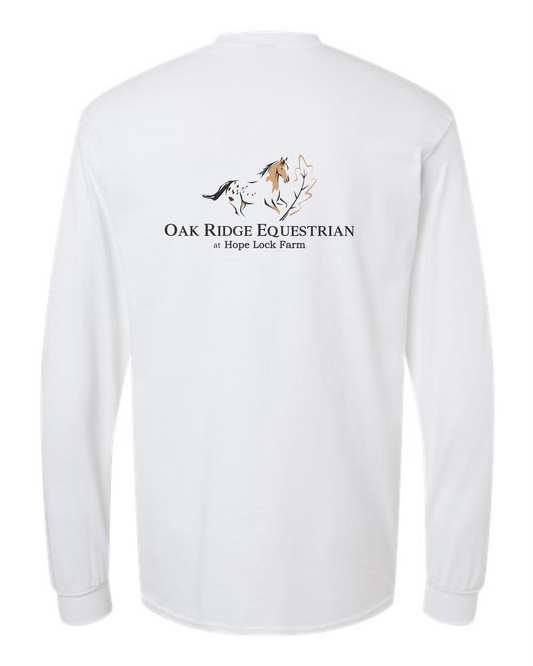 Oak Ridge Equestrian at Hope Lock Farm Unisex Printed Long Sleeve Tee