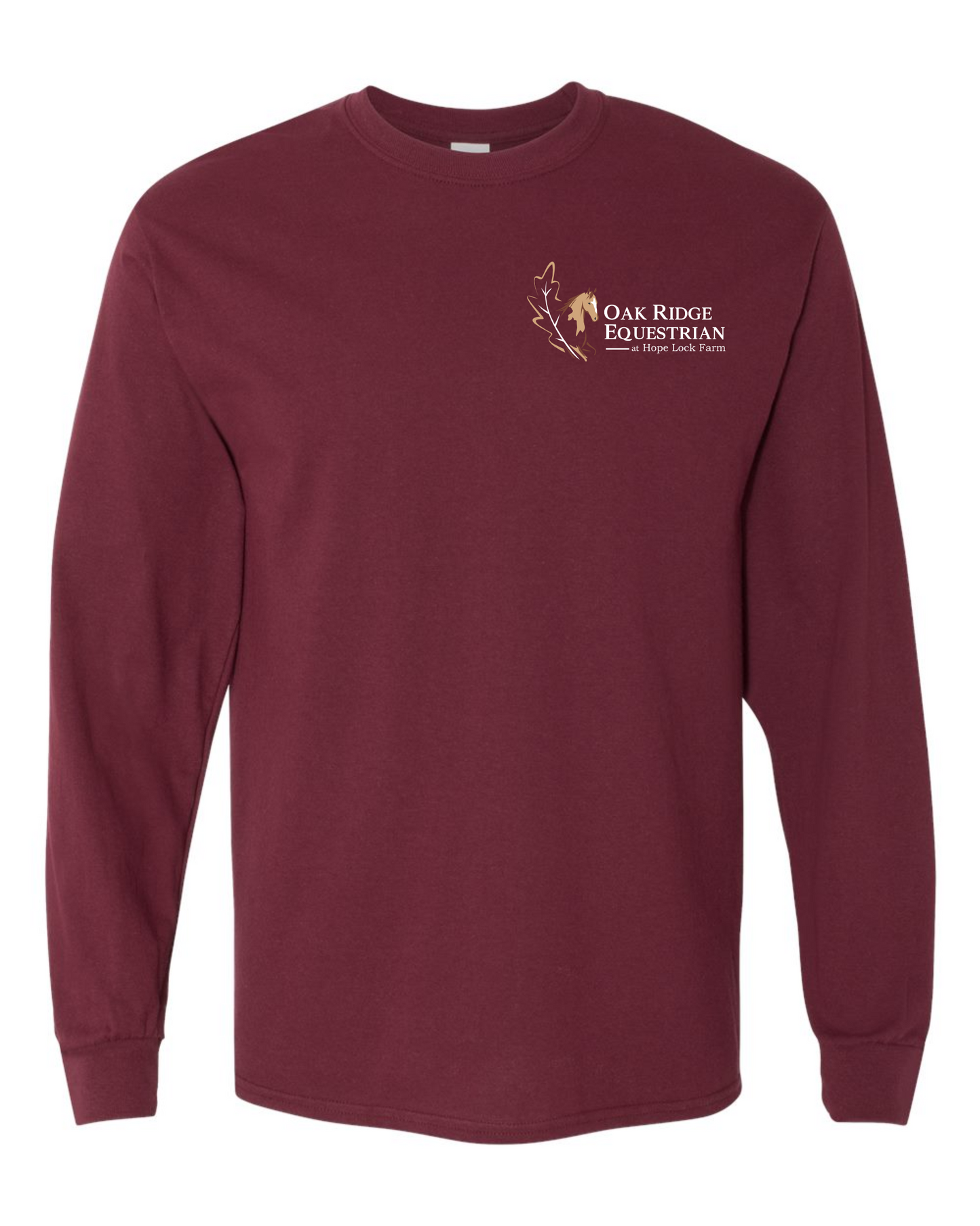 Oak Ridge Equestrian at Hope Lock Farm Unisex Printed Long Sleeve Tee