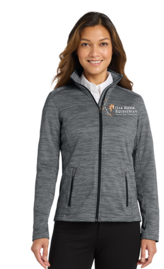 Oak Ridge Equestrian at Hope Lock Farm Women's Digi Stripe Fleece Jacket