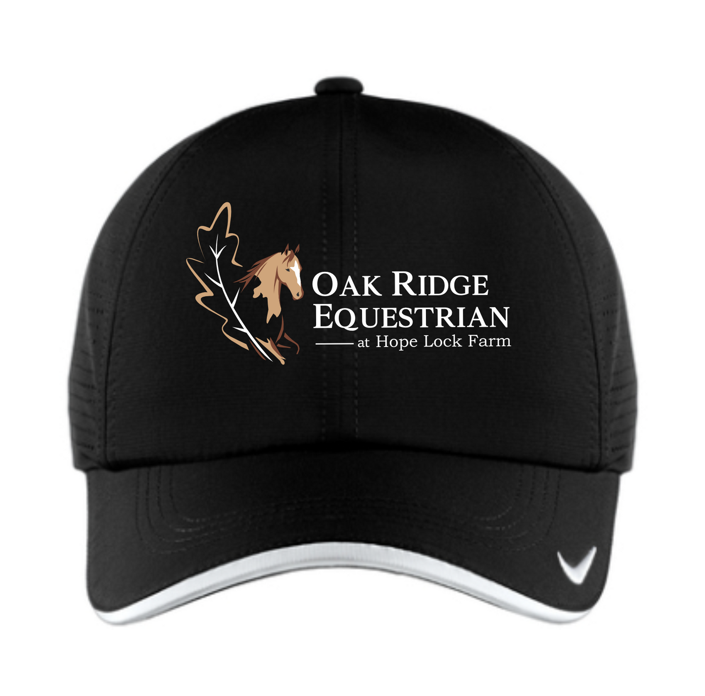 Oak Ridge Equestrian at Hope Lock Farm Embroidered NIKE Dri-FIT Perforated Performance Cap