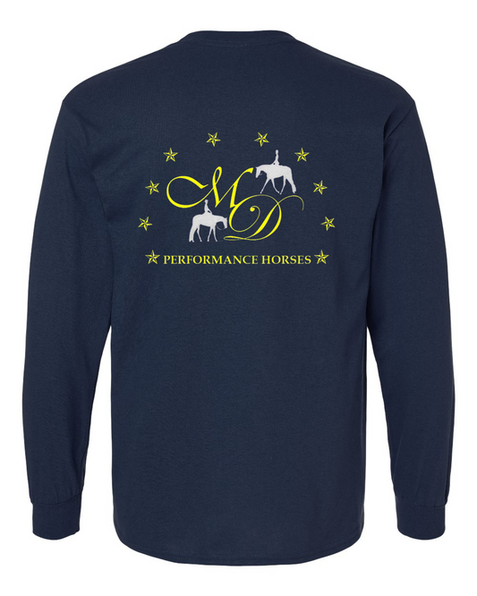 MD Performance Horses Unisex Printed Long Sleeve Tee