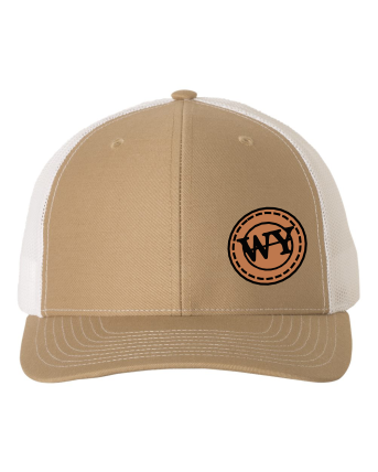 Riding for the Brand Richardson Trucker Caps Leather Patch