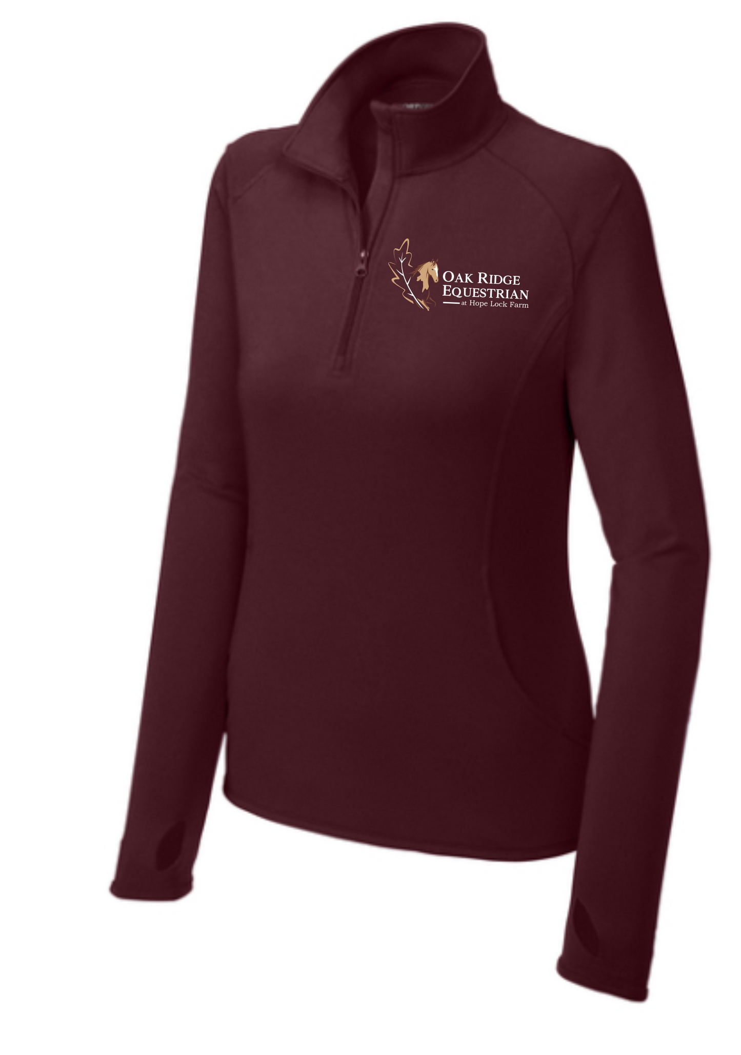 Oak Ridge Equestrian at Hope Lock Farm  Women's Sport-Wick Stretch 1/4 Zip Pullover