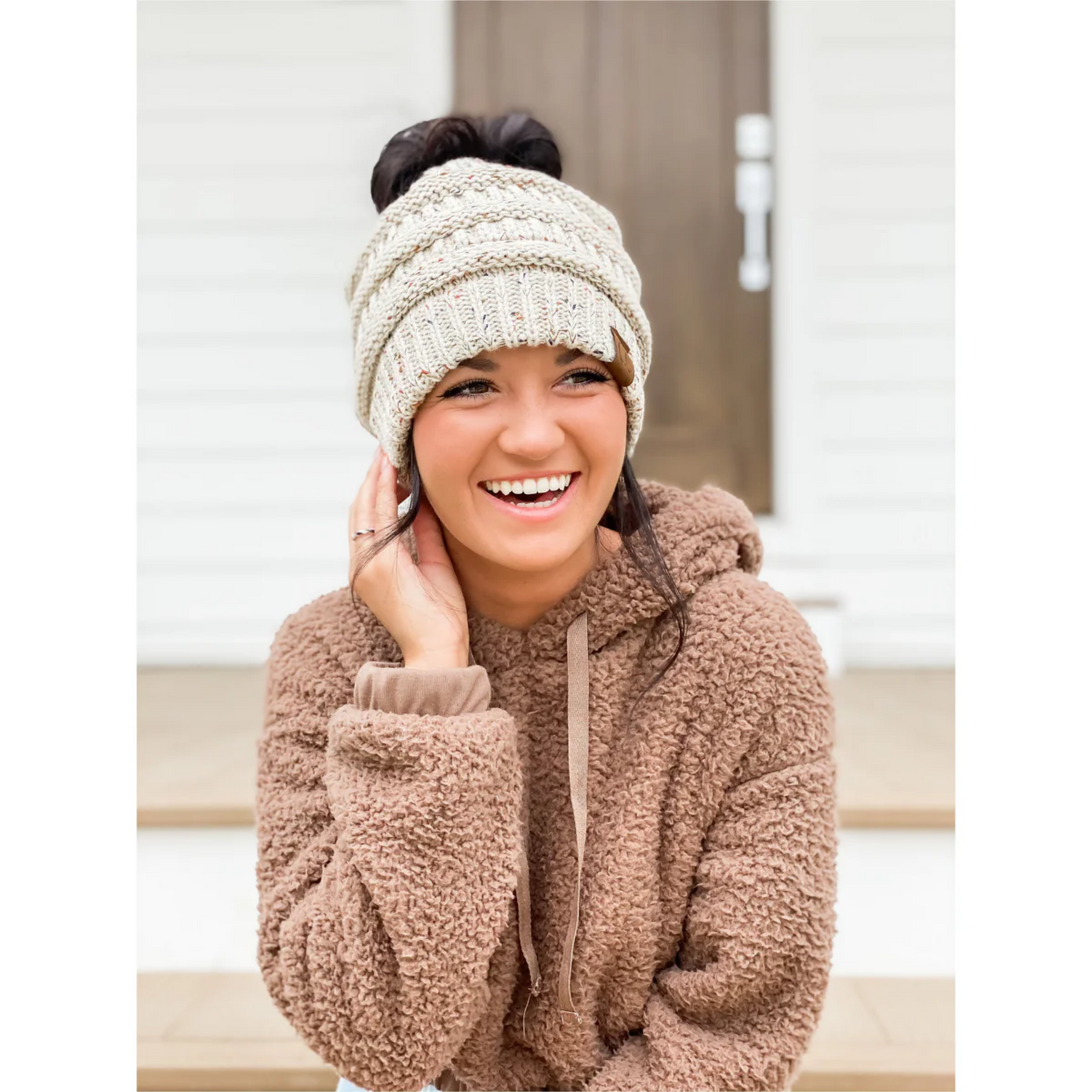 Oak Ridge Equestrian at Hope Lock Farm Ponytail C.C. Beanie