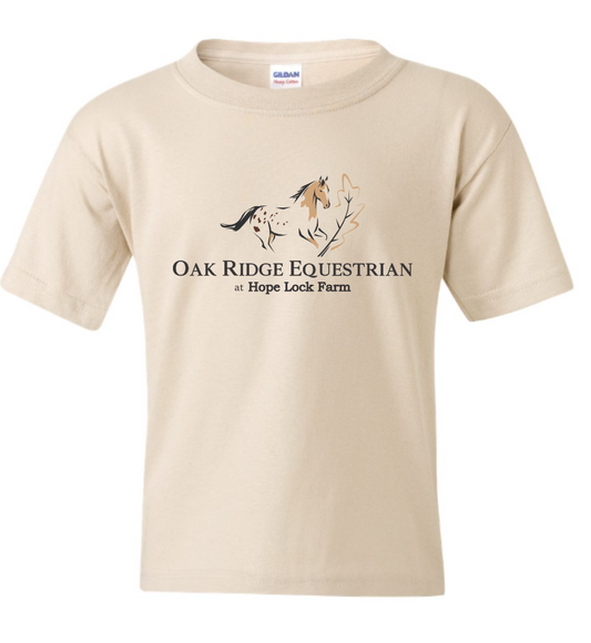Oak Ridge Equestrian at Hope Lock Farm Printed YOUTH Tee