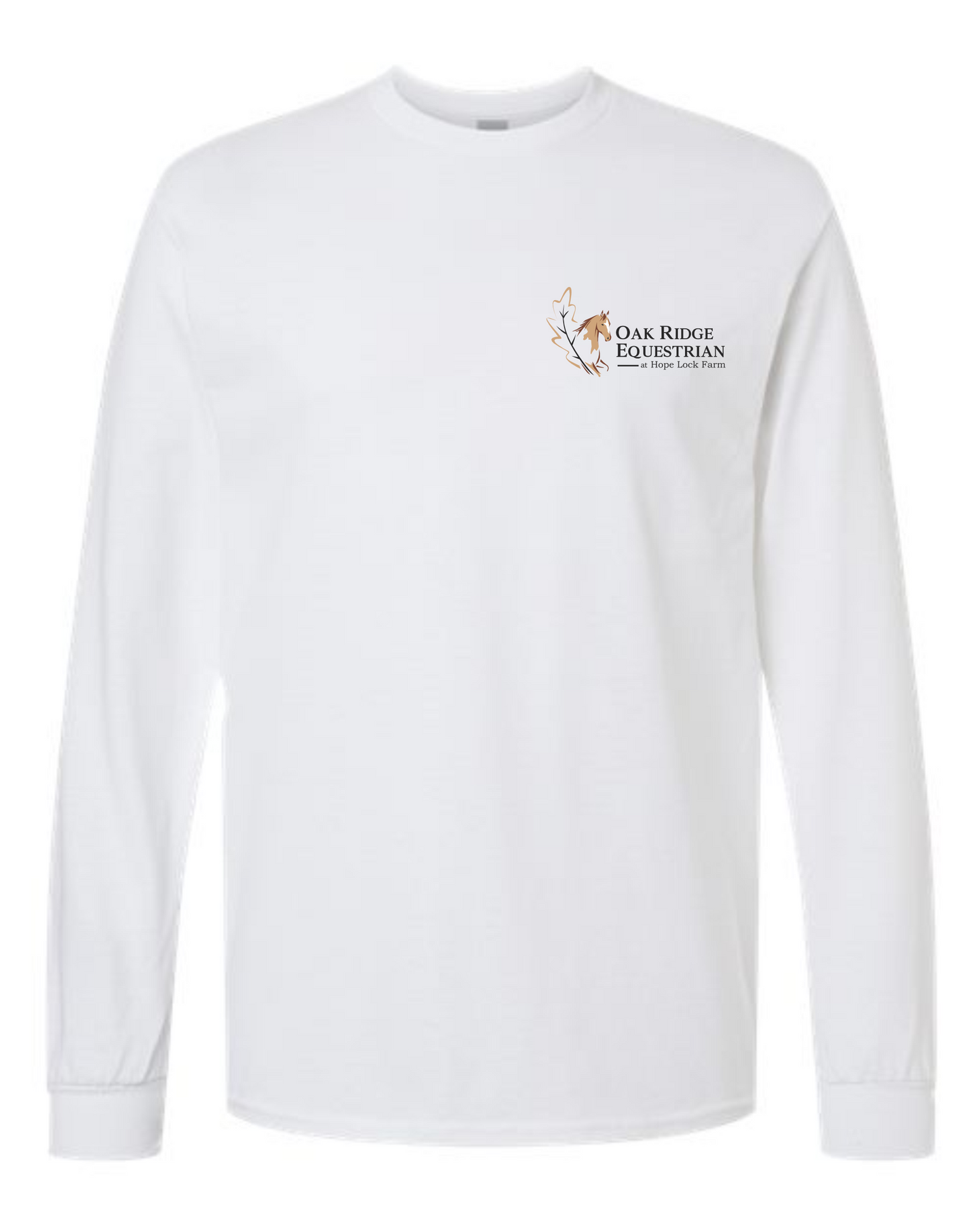 Oak Ridge Equestrian at Hope Lock Farm Unisex Printed Long Sleeve Tee
