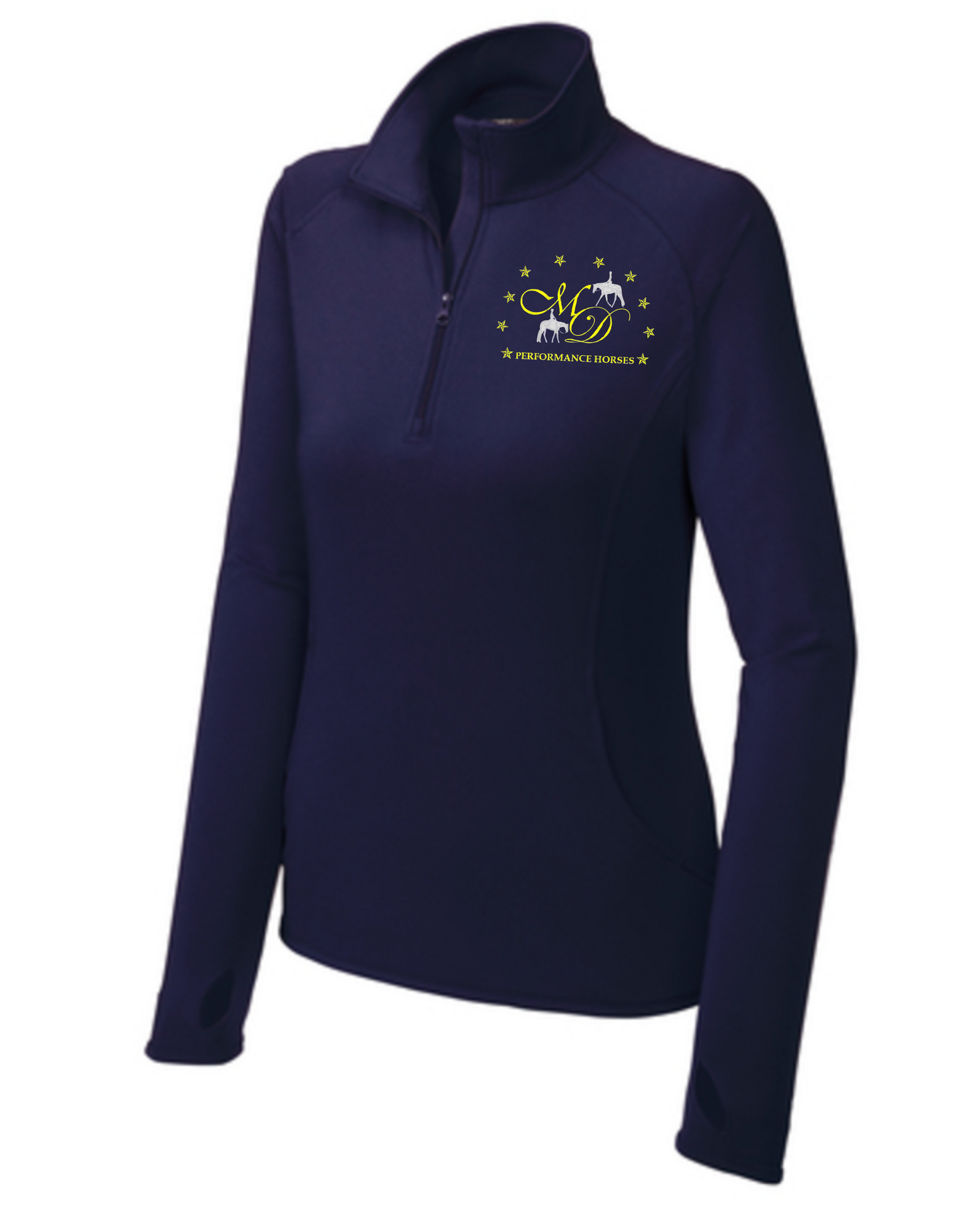 MD Performance Horses Women's Sport-Wick Stretch 1/4 Zip Pullover