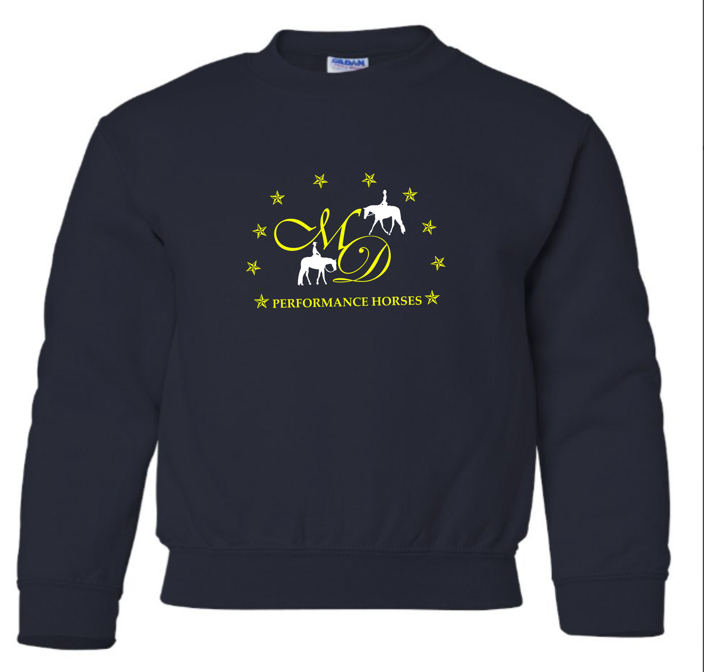 MD Performance Horses YOUTH Crewnecks