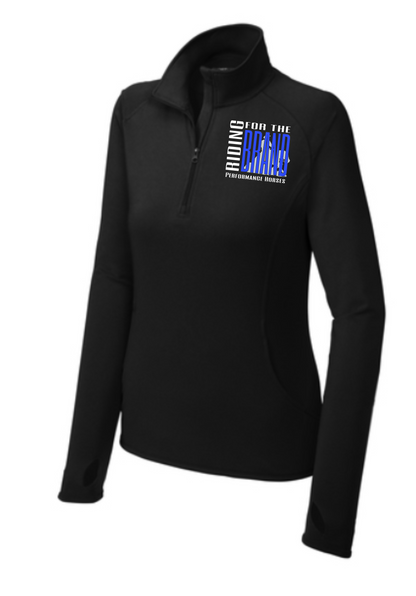 Riding for the Brand Women's Sport-Wick Stretch 1/4 Zip Pullover