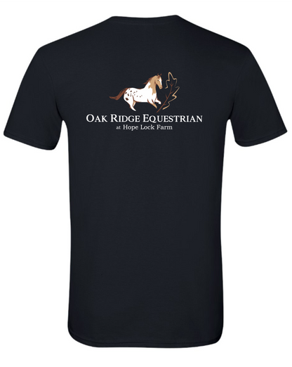 Oak Ridge Equestrian at Hope Lock Farm Unisex Printed Tee
