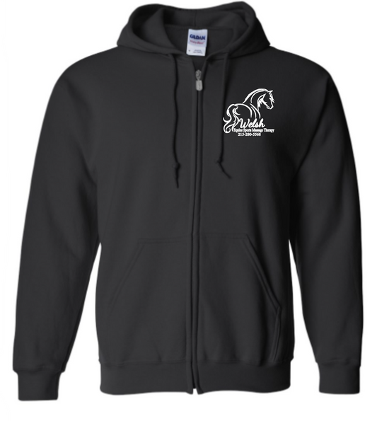 Welsh's Equine Sports Massage Zip Up Hoodie