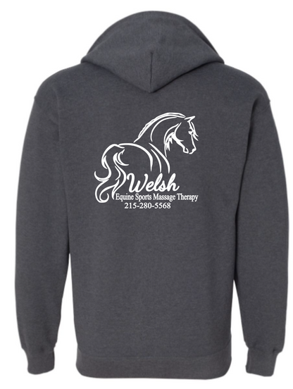 Welsh's Equine Sports Massage Zip Up Hoodie