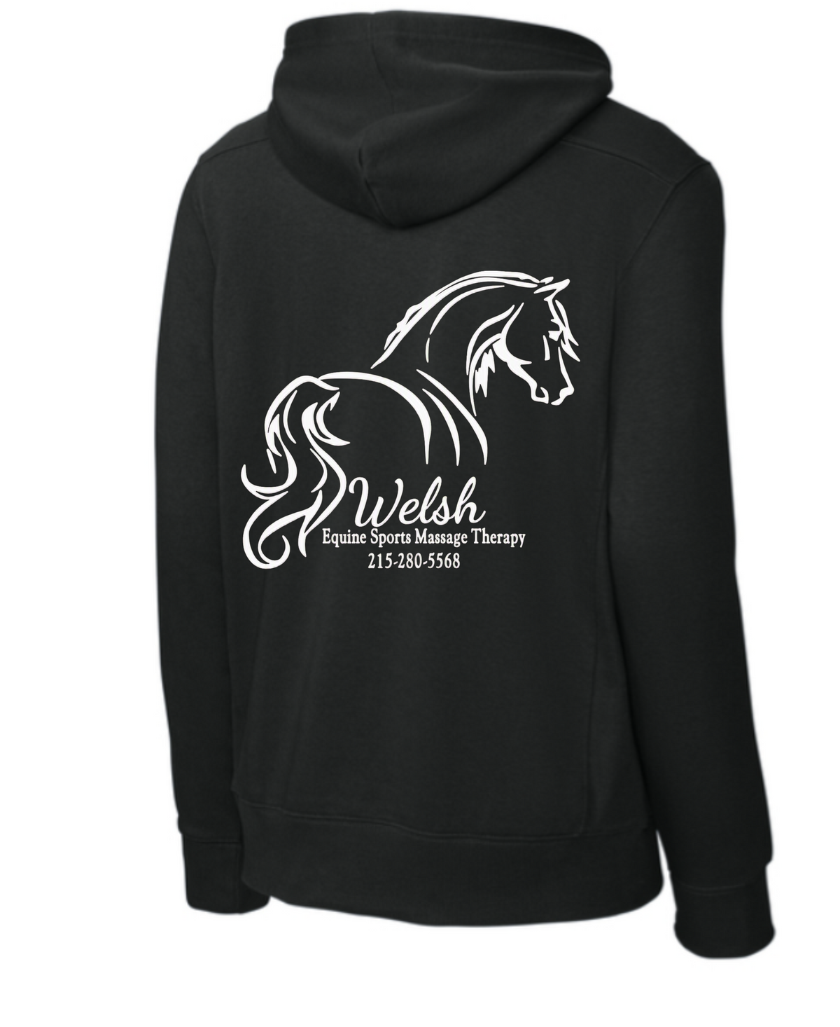 Welsh's Equine Sports Massage Unisex Embroidered Hoodie