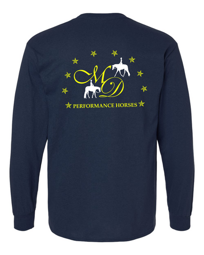 MD Performance Horses Unisex Printed Long Sleeve Tee