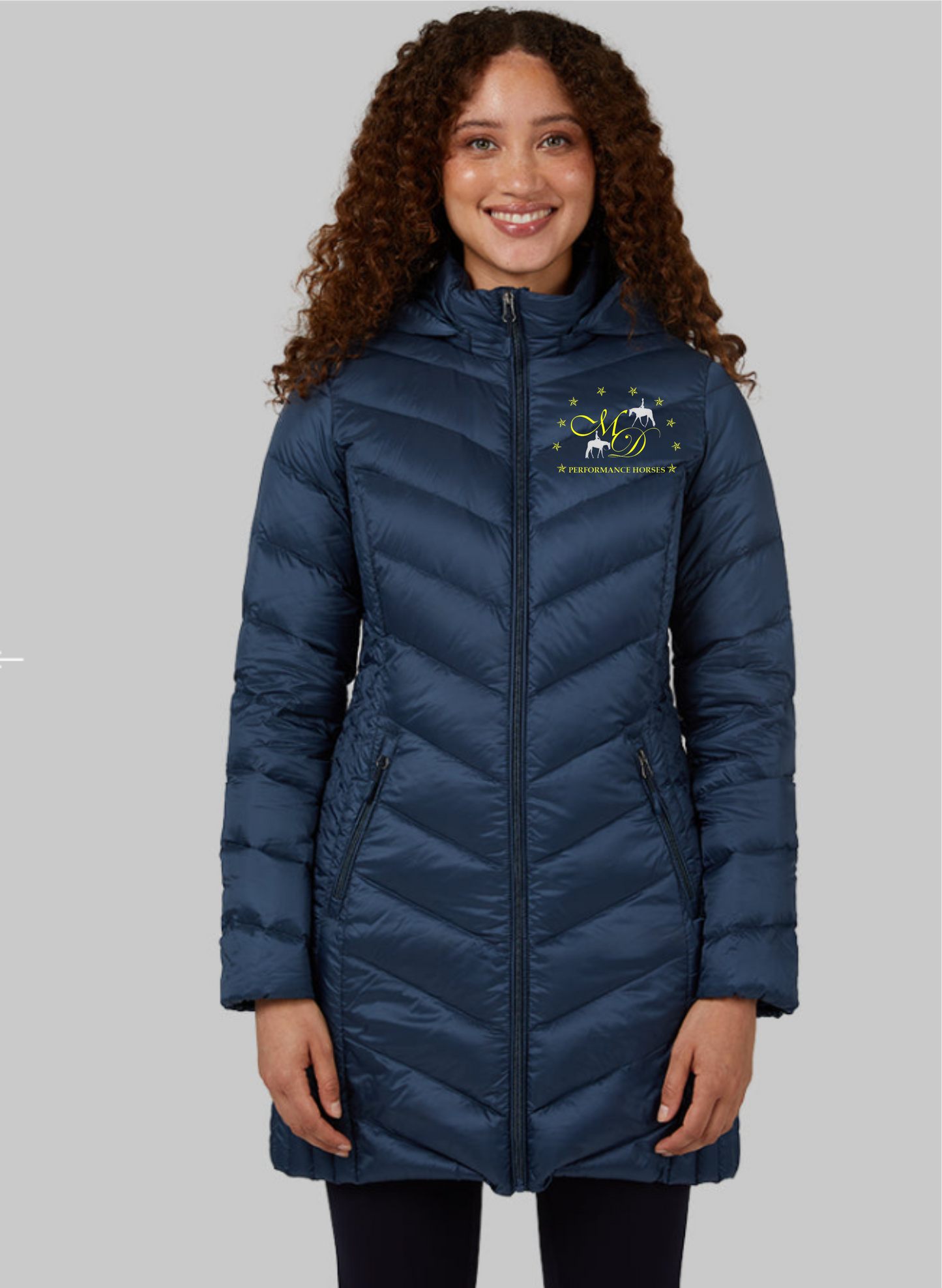 Women's Ultra-Light Down Packable 3/4 Jacket