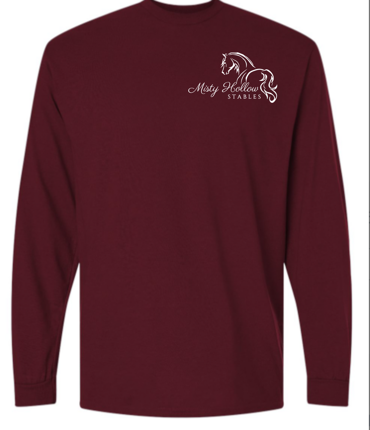 Misty Hollow Stables Unisex Printed Long Sleeve Tee