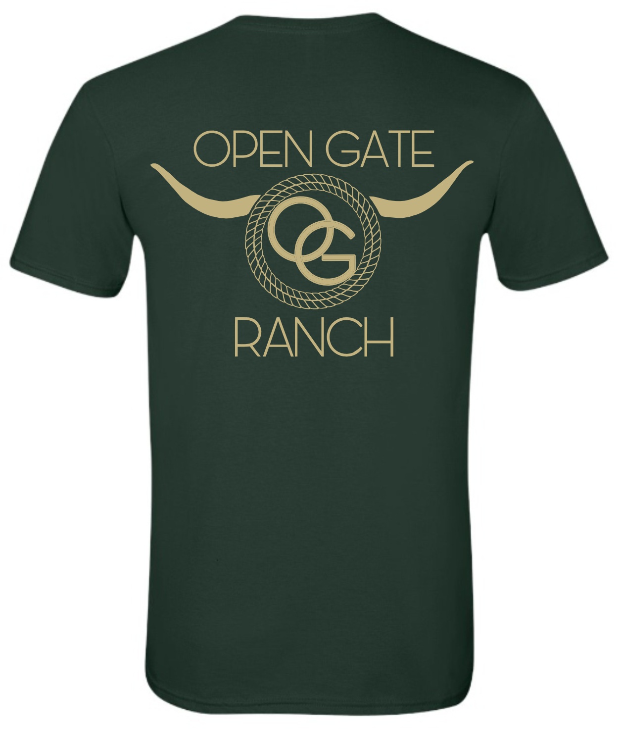 Open Gate Ranch Printed Tee – Blews Kustom Kreations