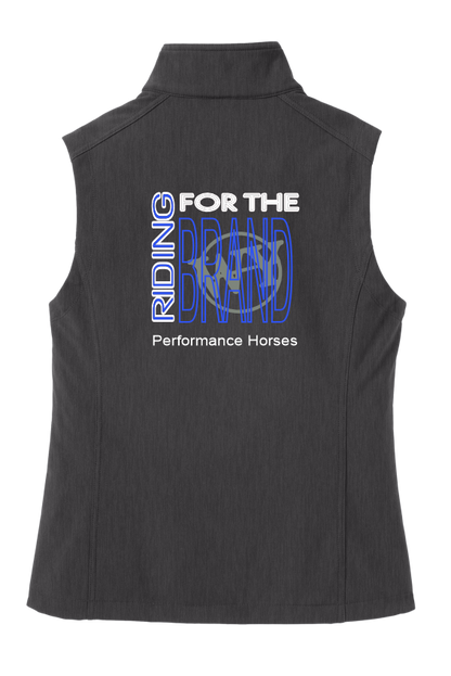 Riding for the Brand Ladies Softshell Vest