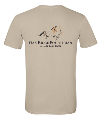 Oak Ridge Equestrian at Hope Lock Farm Unisex Printed Tee