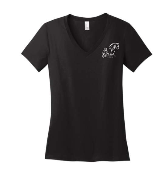 Welsh's Equine Sports Massage Printed V Neck RELAXED FIT Tee