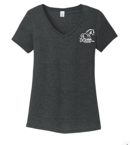 Welsh's Equine Sports Massage Printed V Neck RELAXED FIT Tee